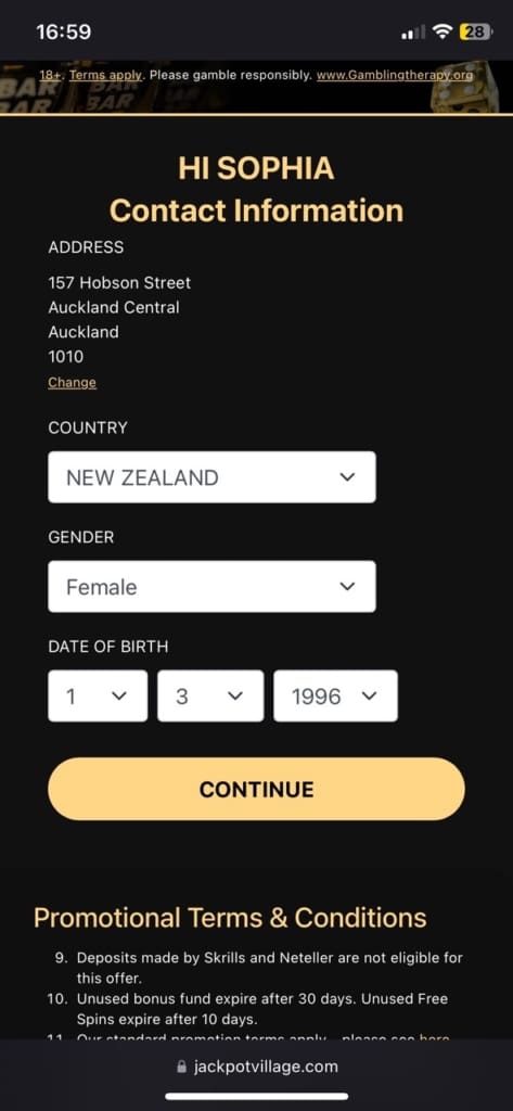 Jackpot Village contact