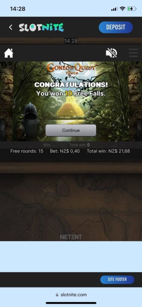 Slotnite Casino Screen