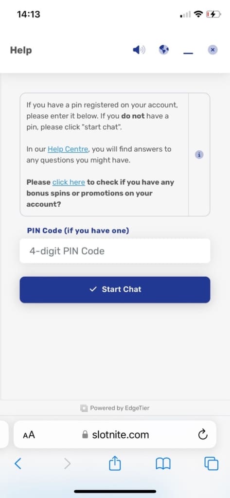 Slotnite Casino Screen