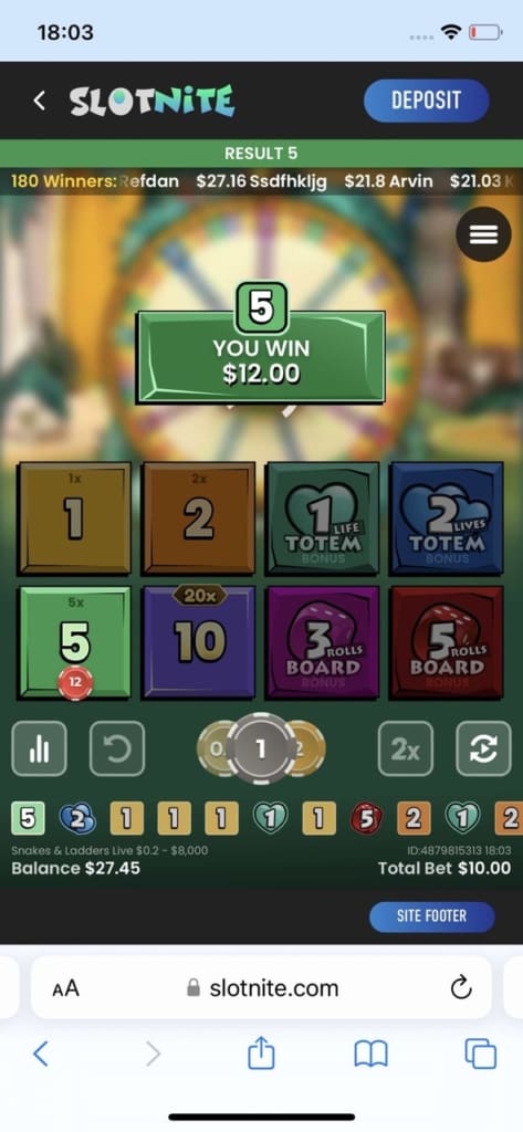 Slotnite Casino Screen