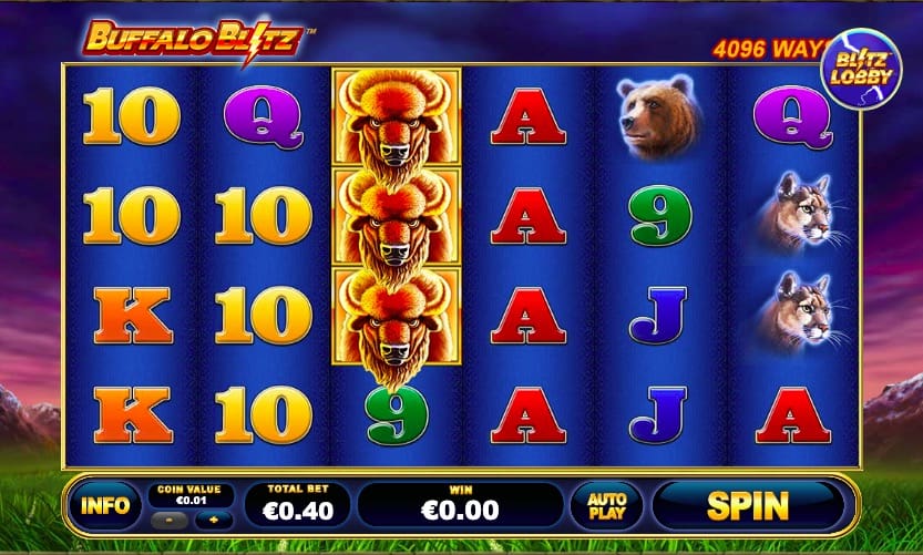 Playtech Slot - Buffalo Blitz
