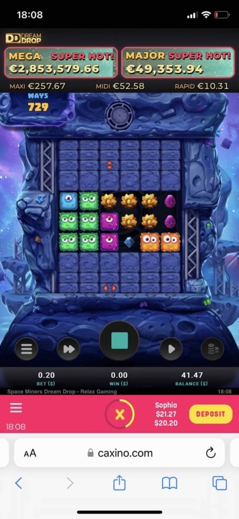 Caxino Casino Screen