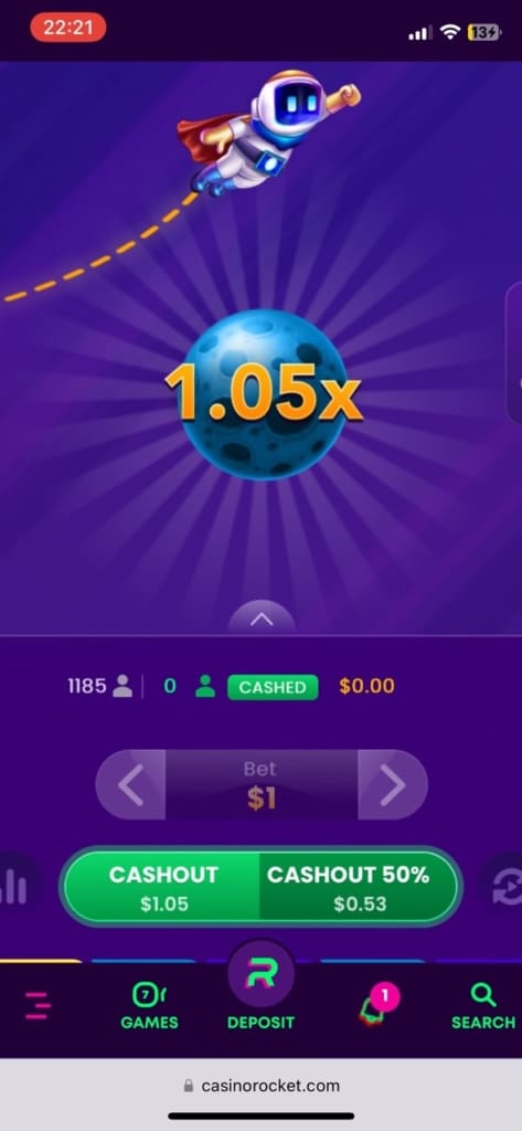 casino rocket games
