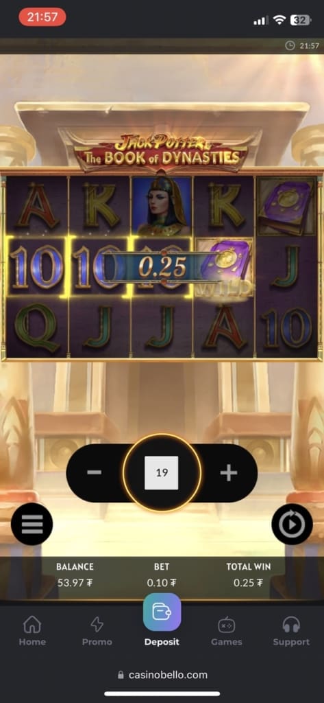 CasinoBello Casino Games