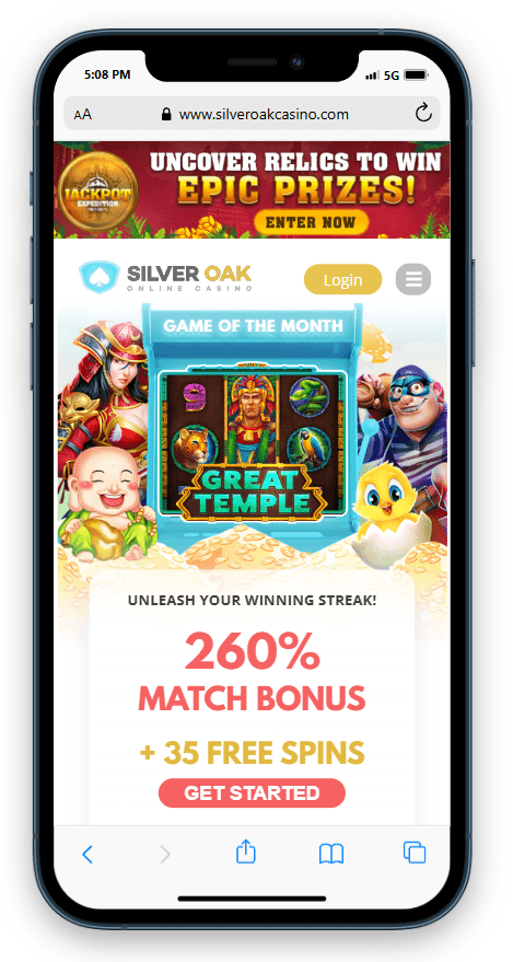 4.0 silver oak casino